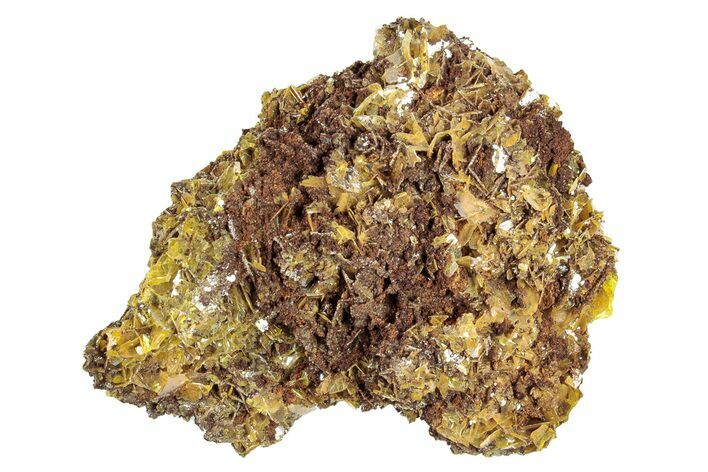 Yellow Wulfenite Crystals - Lucin, Utah #274917
